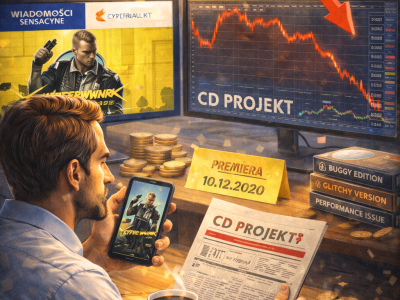 reakcja rynku na grę CyberPunk od CDProjekt